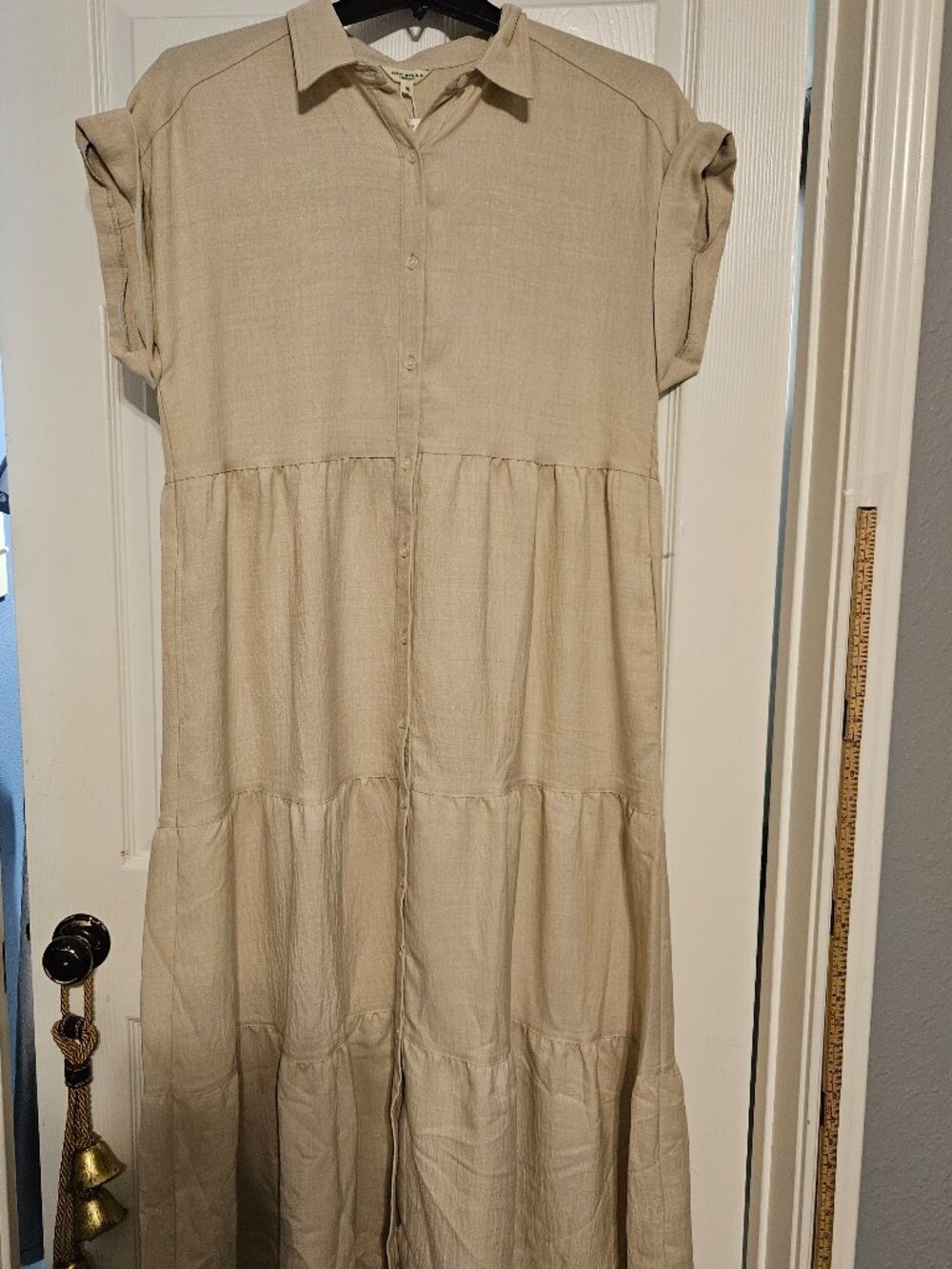 Max Studio London Maxi Button Down Dress Size XL
